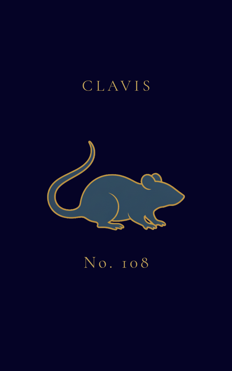 CLAVIS Zodiac Collection 2026 — Rat No.108